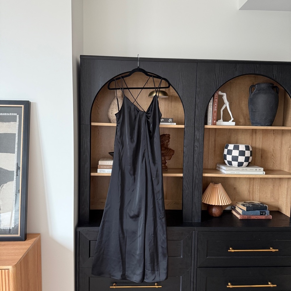 Banana Republic Black Midi Dress